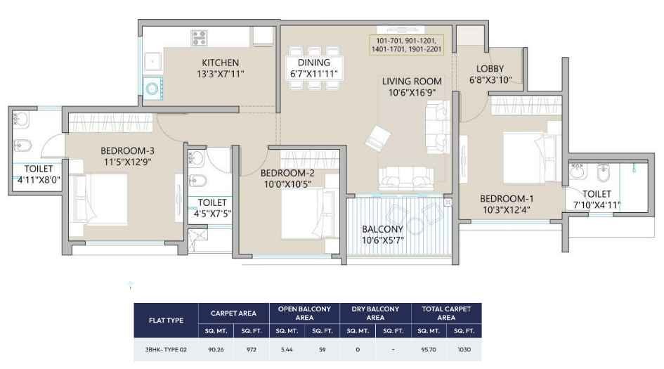 West-World-Floor-Plan-2-BHK